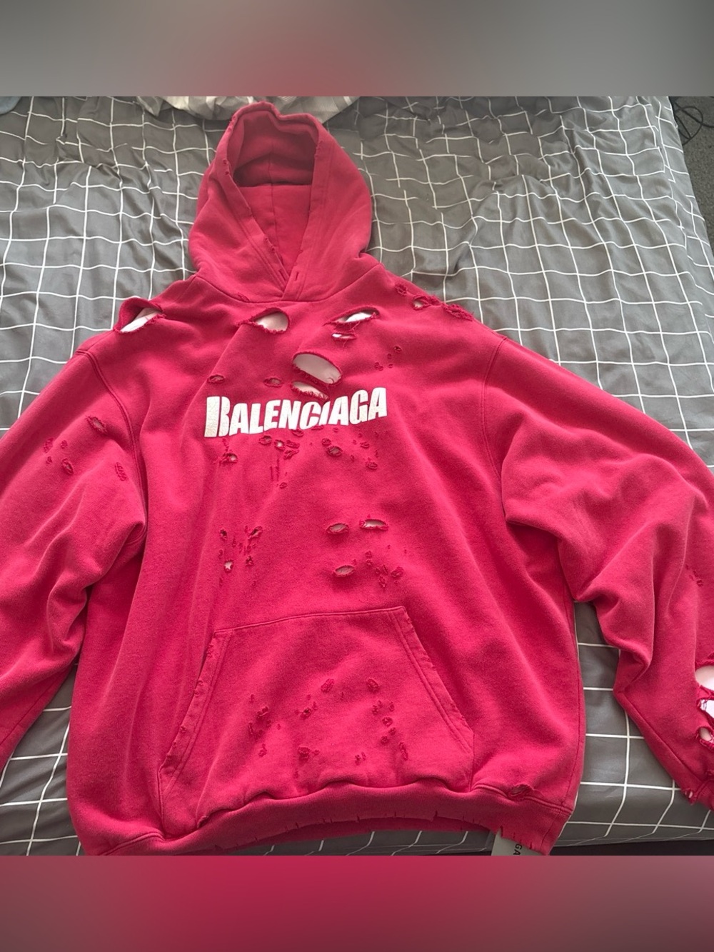 Balenciaga Destroyed Hoodie